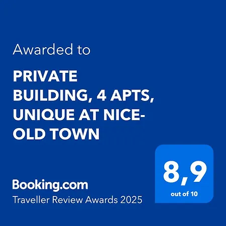 Private Building, 4 Apts, Unique At Nice- Old Town * Nice