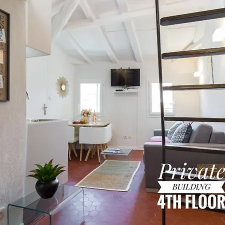 아파트 Private Building, 4 Apts, Unique At Nice- Old Town